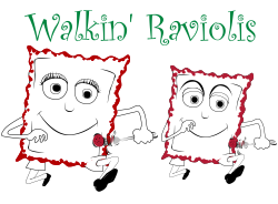 Walkin' Raviolis Logo